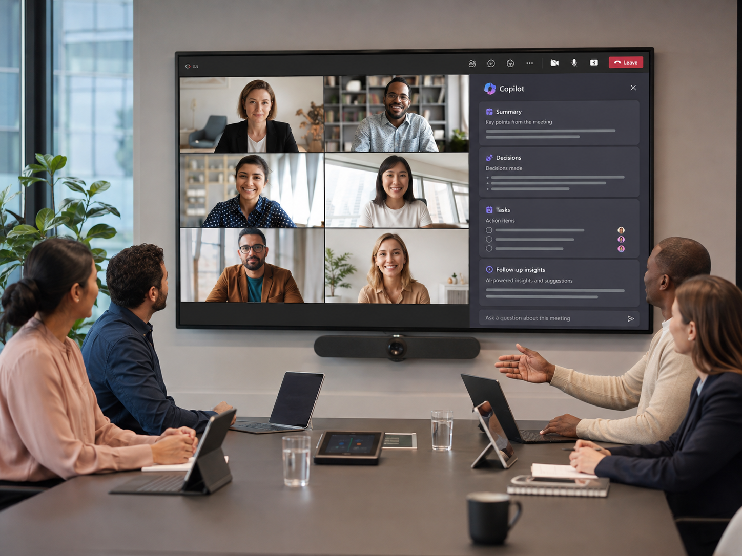Microsoft 365 Copilot en reuniones de Teams